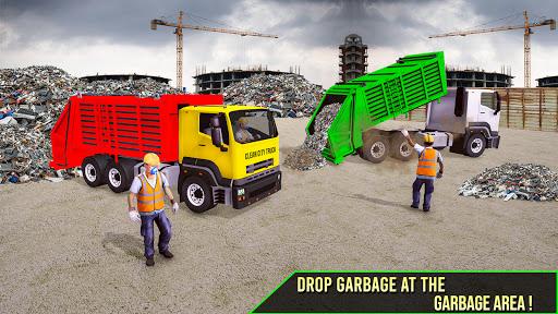 Garbage Truck Simulator: Trash Truck Games 2021 - عکس بازی موبایلی اندروید