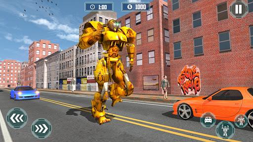 US Robot Shopping Mall Car Taxi Driver - Gameplay image of android game