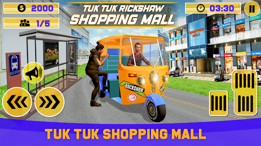 Tuk Tuk Rickshaw Shopping Mall Driving Games ۲۰۲۰ - عکس برنامه موبایلی اندروید