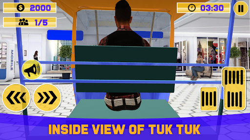 Tuk Tuk Rickshaw Shopping Mall Driving Games ۲۰۲۰ - عکس برنامه موبایلی اندروید