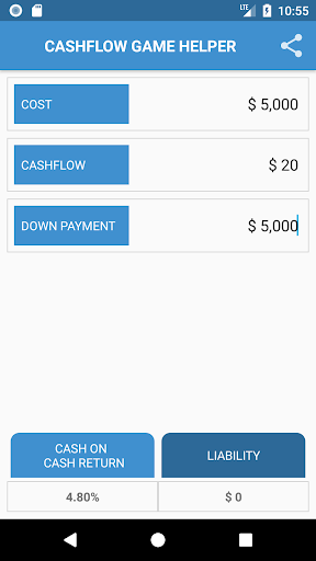 CASHFLOW Game Helper- Financial Planner - عکس برنامه موبایلی اندروید