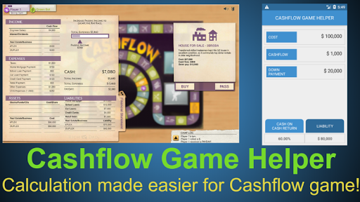 CASHFLOW Game Helper- Financial Planner - عکس برنامه موبایلی اندروید