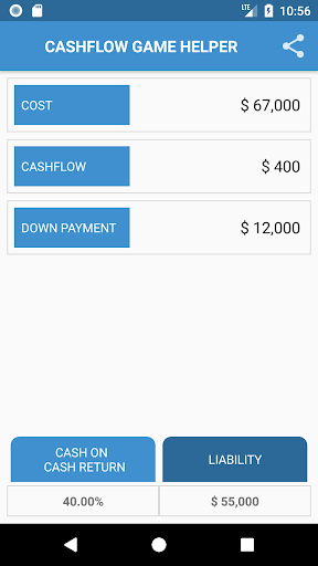 CASHFLOW Game Helper- Financial Planner - عکس برنامه موبایلی اندروید
