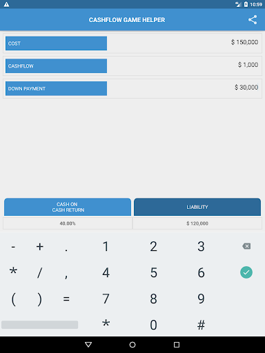 CASHFLOW Game Helper- Financial Planner - عکس برنامه موبایلی اندروید