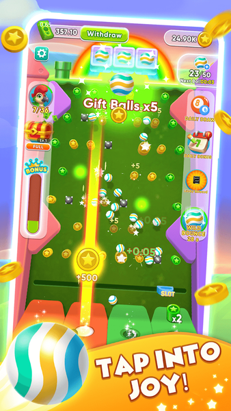 Fortune Ball : Lucky Drop Day - Gameplay image of android game