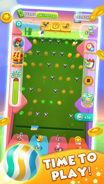Fortune Ball : Lucky Drop Day - Gameplay image of android game