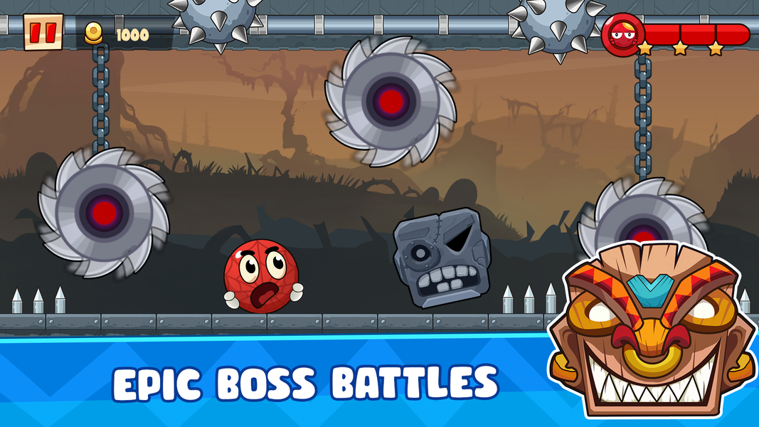 Ball's Journey ۶ - Red Bounce - عکس بازی موبایلی اندروید