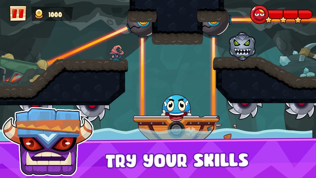 Ball's Journey ۶ - Red Bounce - عکس بازی موبایلی اندروید