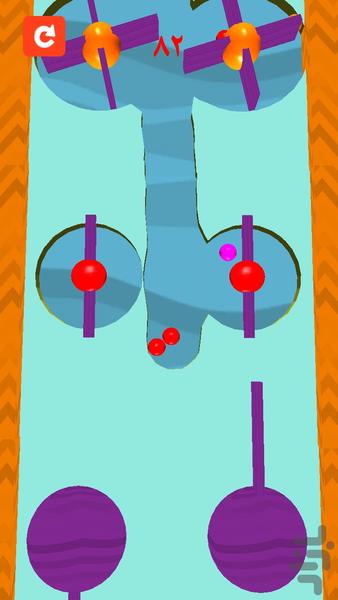 بازی توپ شن - Gameplay image of android game