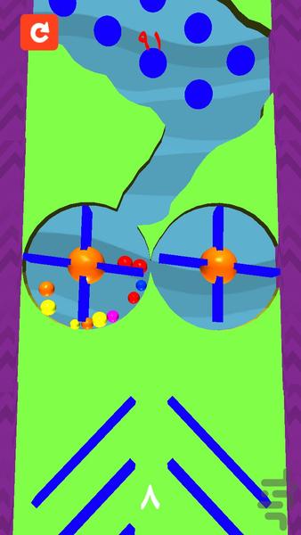 بازی توپ شن - Gameplay image of android game