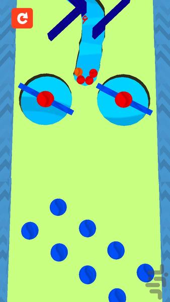 بازی توپ شن - Gameplay image of android game