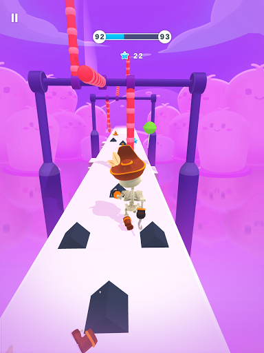 Pixel Rush - Obstacle Course - Gameplay image of android game