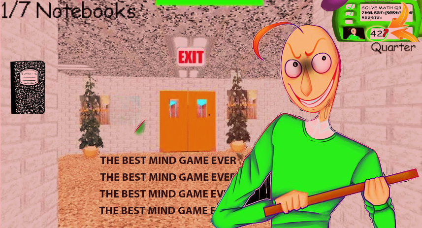 Baldi's Bash Education and Lea - Gameplay image of android game