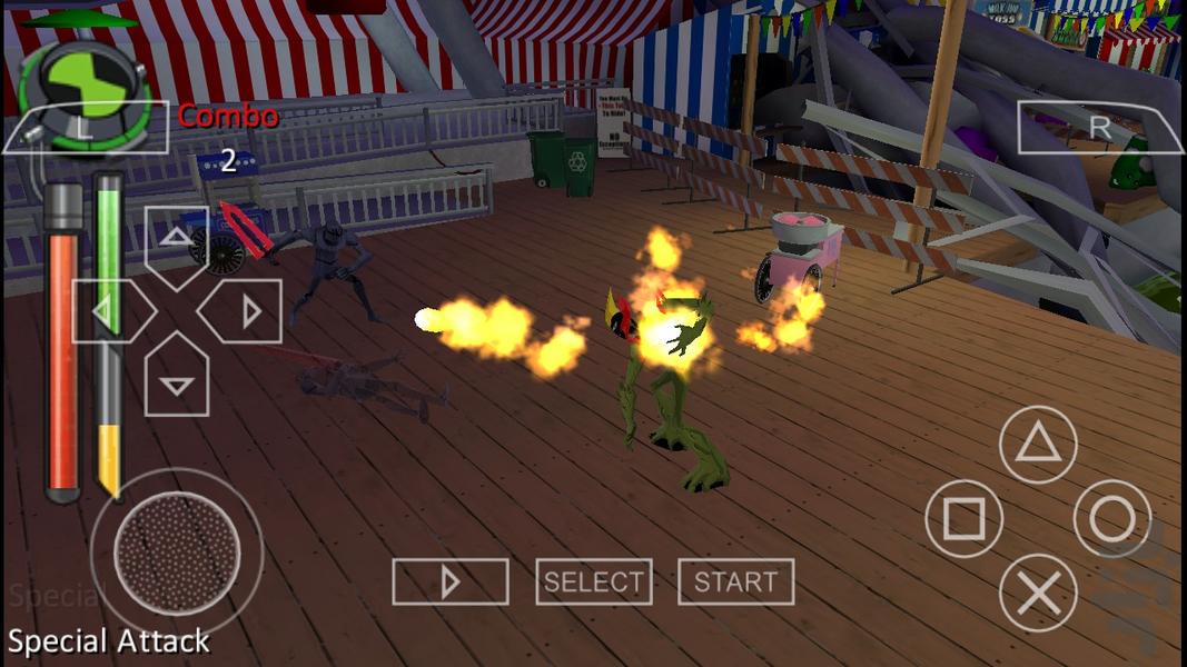 بن تن نیروی بیگانه - عکس بازی موبایلی اندروید