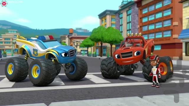 کارتون بلیز و ماشین های غول پیکر - عکس برنامه موبایلی اندروید