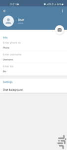 چت فیک تلگرام - Image screenshot of android app