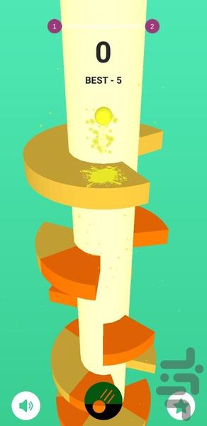 سقوط توپ - عکس بازی موبایلی اندروید