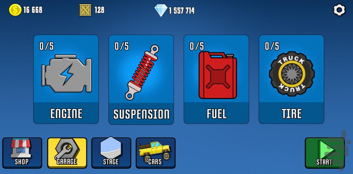 کامیون بازی - عکس بازی موبایلی اندروید