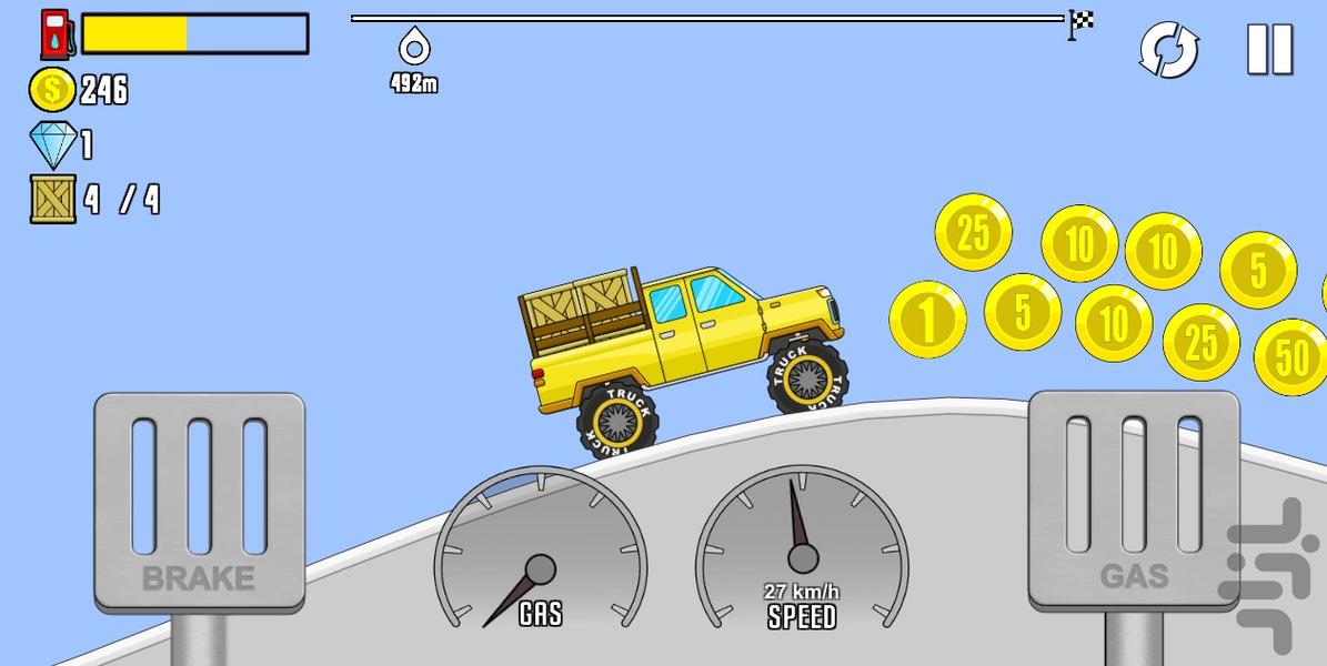 کامیون بازی - عکس بازی موبایلی اندروید