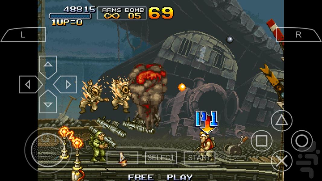 metal slug x - Gameplay image of android game