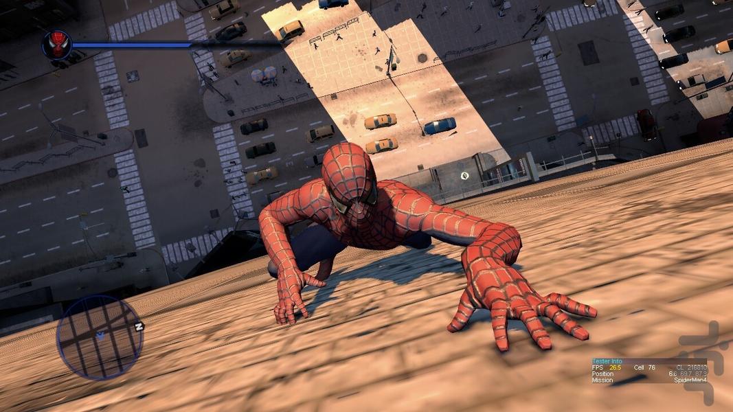 مرد عنکبوتی - Gameplay image of android game