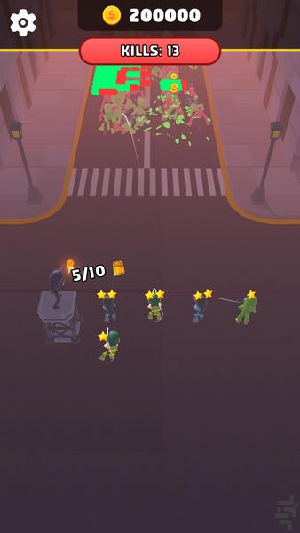 حمله زامبی ها - Gameplay image of android game