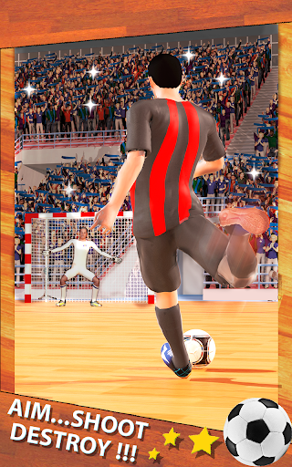 Shoot Goal - Indoor Soccer - Gameplay image of android game