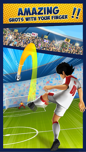 Soccer Striker Anime - Gameplay image of android game