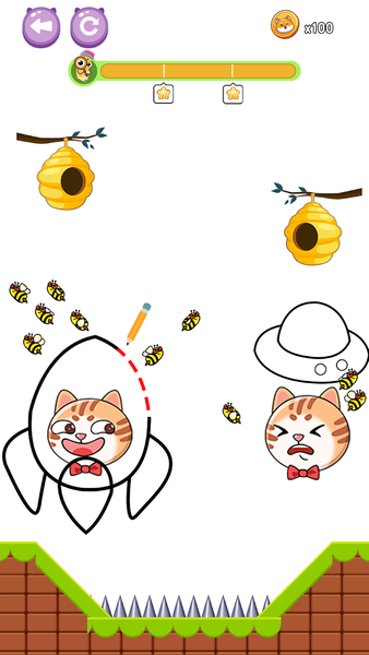 Dog vs Bee: Save The Dog - عکس بازی موبایلی اندروید