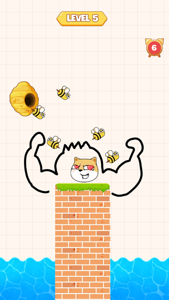 Save The Dog: Dog vs Bee - عکس بازی موبایلی اندروید