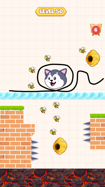 Save The Dog: Dog vs Bee - عکس بازی موبایلی اندروید