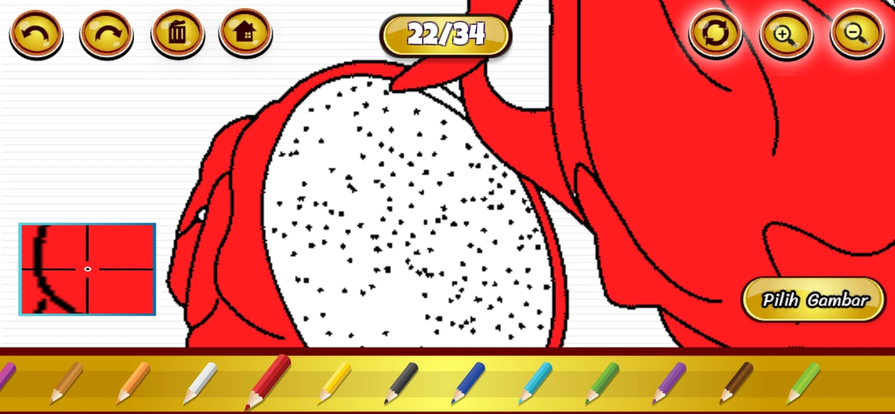 Mewarnai Buah Buahan - Gameplay image of android game