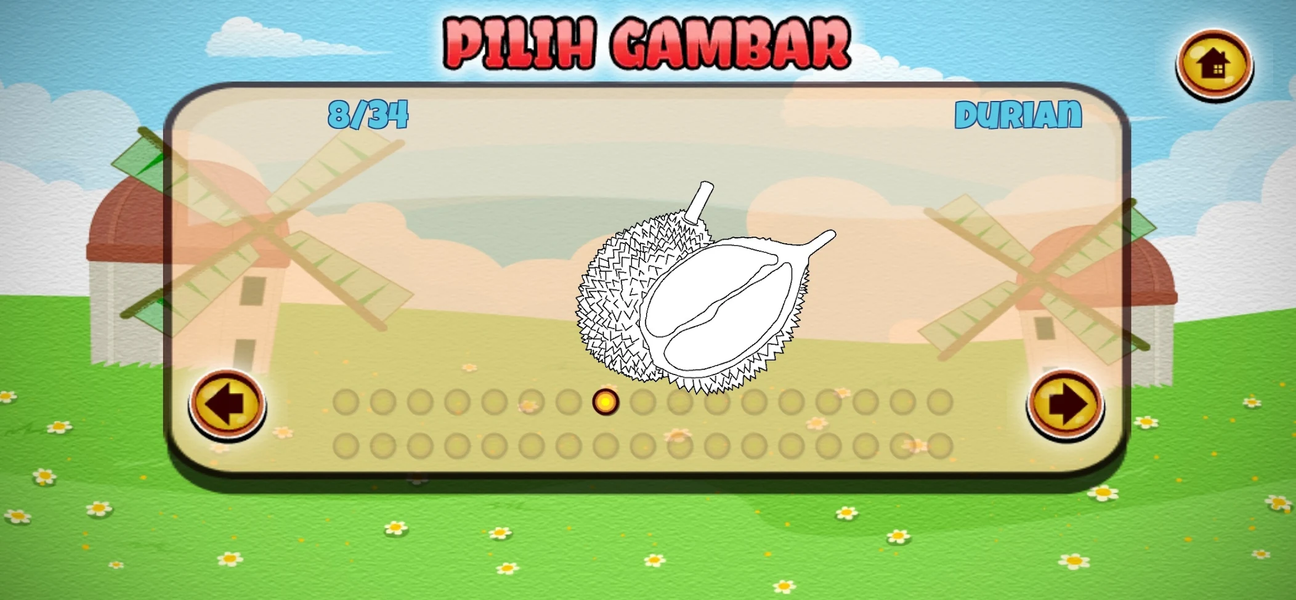 Mewarnai Buah Buahan - Gameplay image of android game