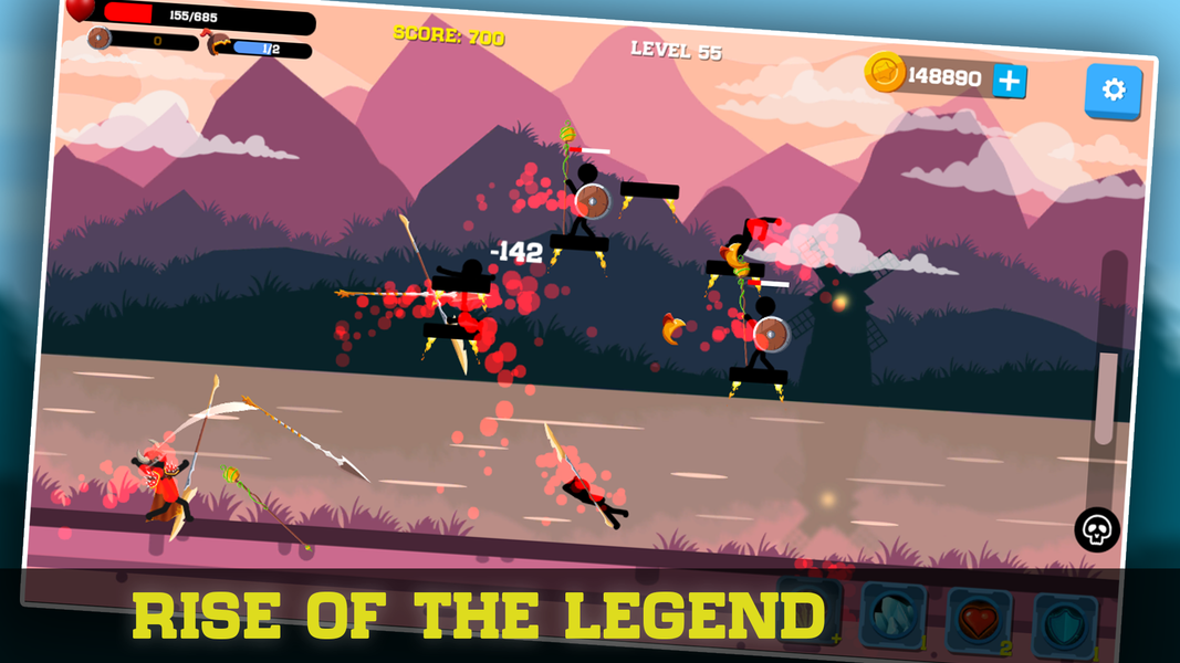 Stickman Archer: Spear Warrior - عکس بازی موبایلی اندروید