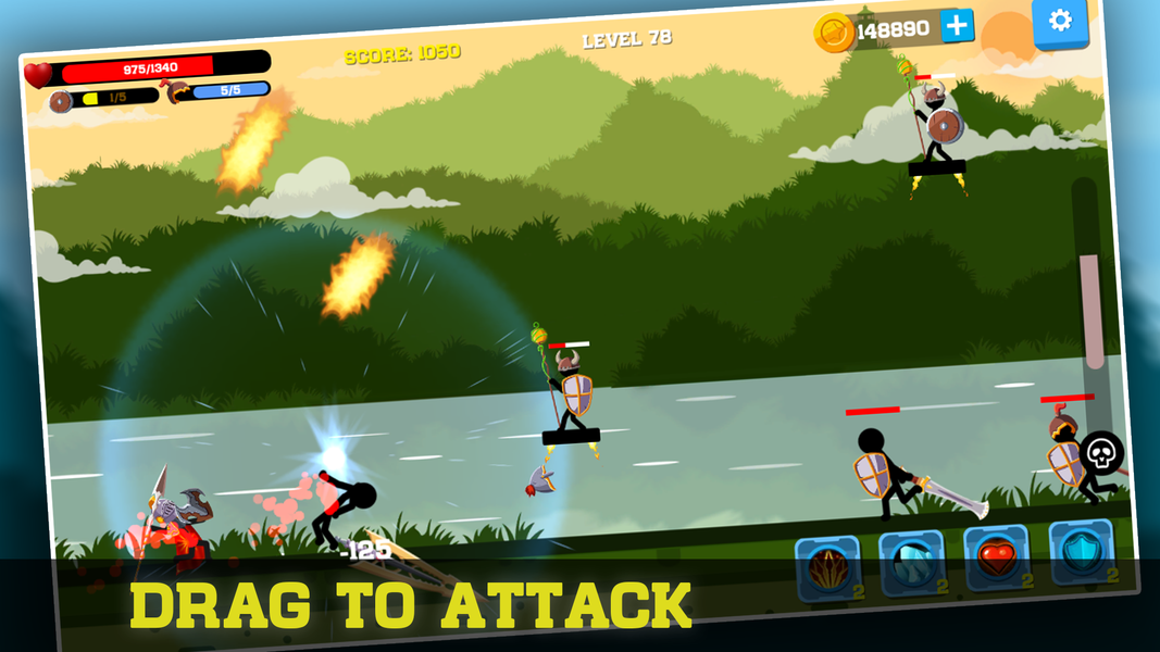 Stickman Archer: Spear Warrior - عکس بازی موبایلی اندروید