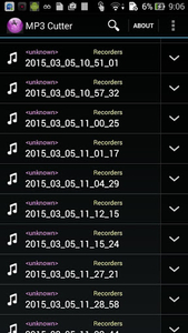 MP3 cutter - Image screenshot of android app