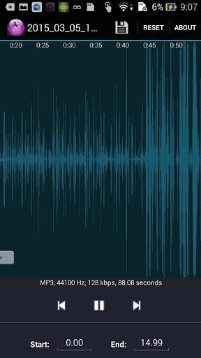 MP3 cutter - Image screenshot of android app
