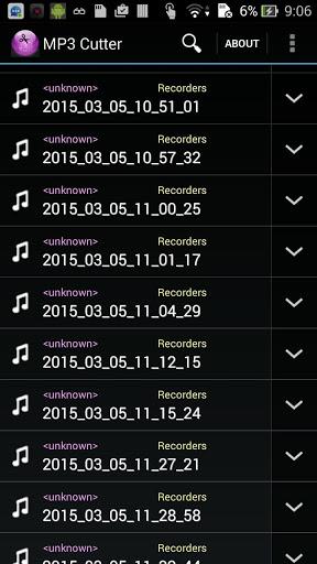 MP3 cutter - Image screenshot of android app