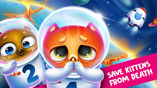 Space Cat Evolution: Kitty col - Gameplay image of android game