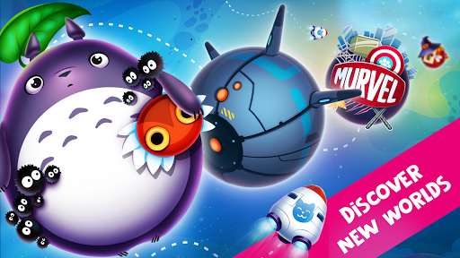 Space Cat Evolution: Kitty col - Gameplay image of android game