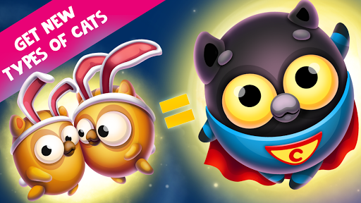 Space Cat Evolution: Kitty col - Gameplay image of android game