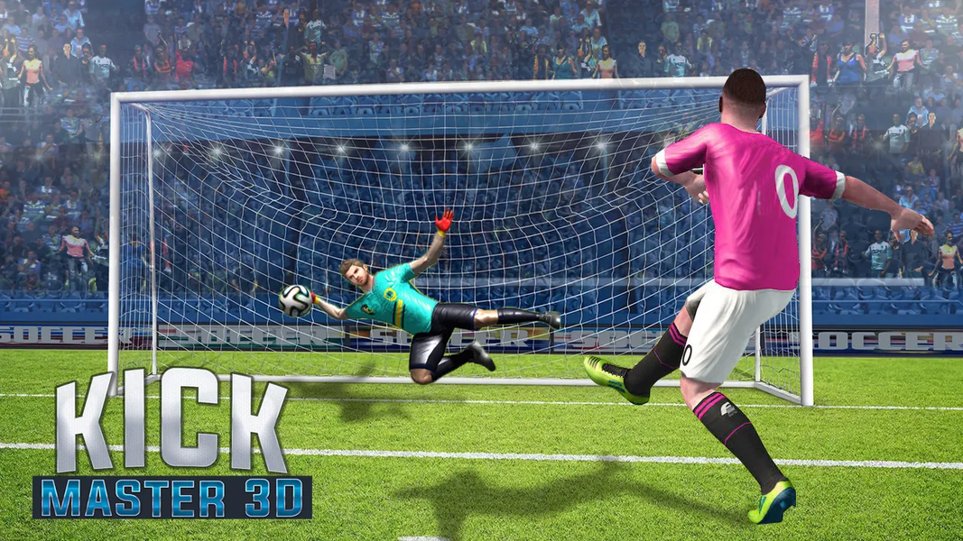 Football kick champion league - Gameplay image of android game