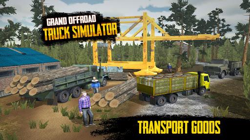 US offroad cargo truck sim - Gameplay image of android game