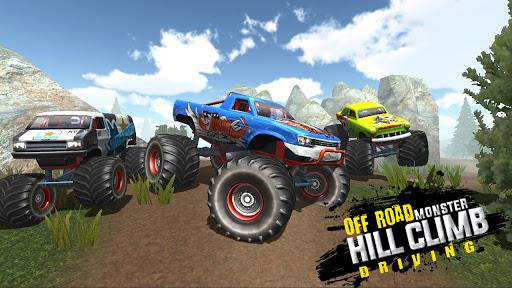 Offroad Monster Truck Simulator 2021 : Hill Race - عکس برنامه موبایلی اندروید