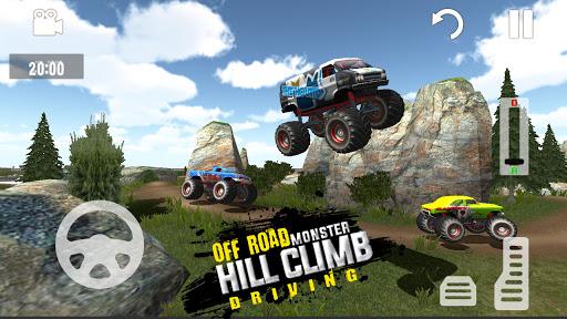 Offroad Monster Truck Simulator 2021 : Hill Race - عکس برنامه موبایلی اندروید
