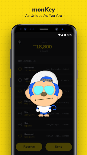 Kalium - BANANO Wallet - عکس برنامه موبایلی اندروید