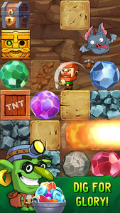 Dig Out! Gold Digger Adventure - Gameplay image of android game