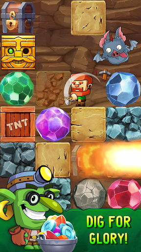 Dig out! Gold Mine Game - عکس بازی موبایلی اندروید