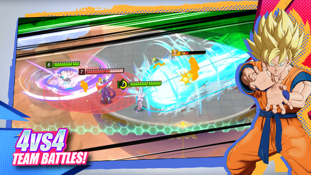 DRAGON BALL GEKISHIN SQUADRA - Gameplay image of android game