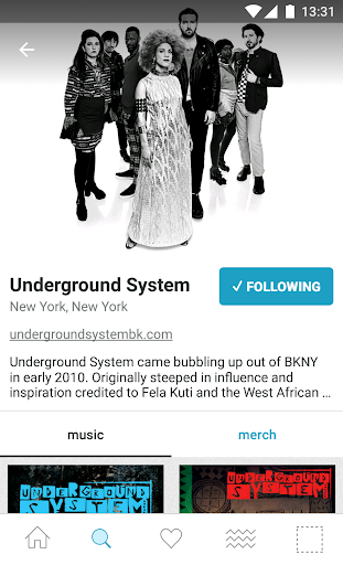 Bandcamp - عکس برنامه موبایلی اندروید